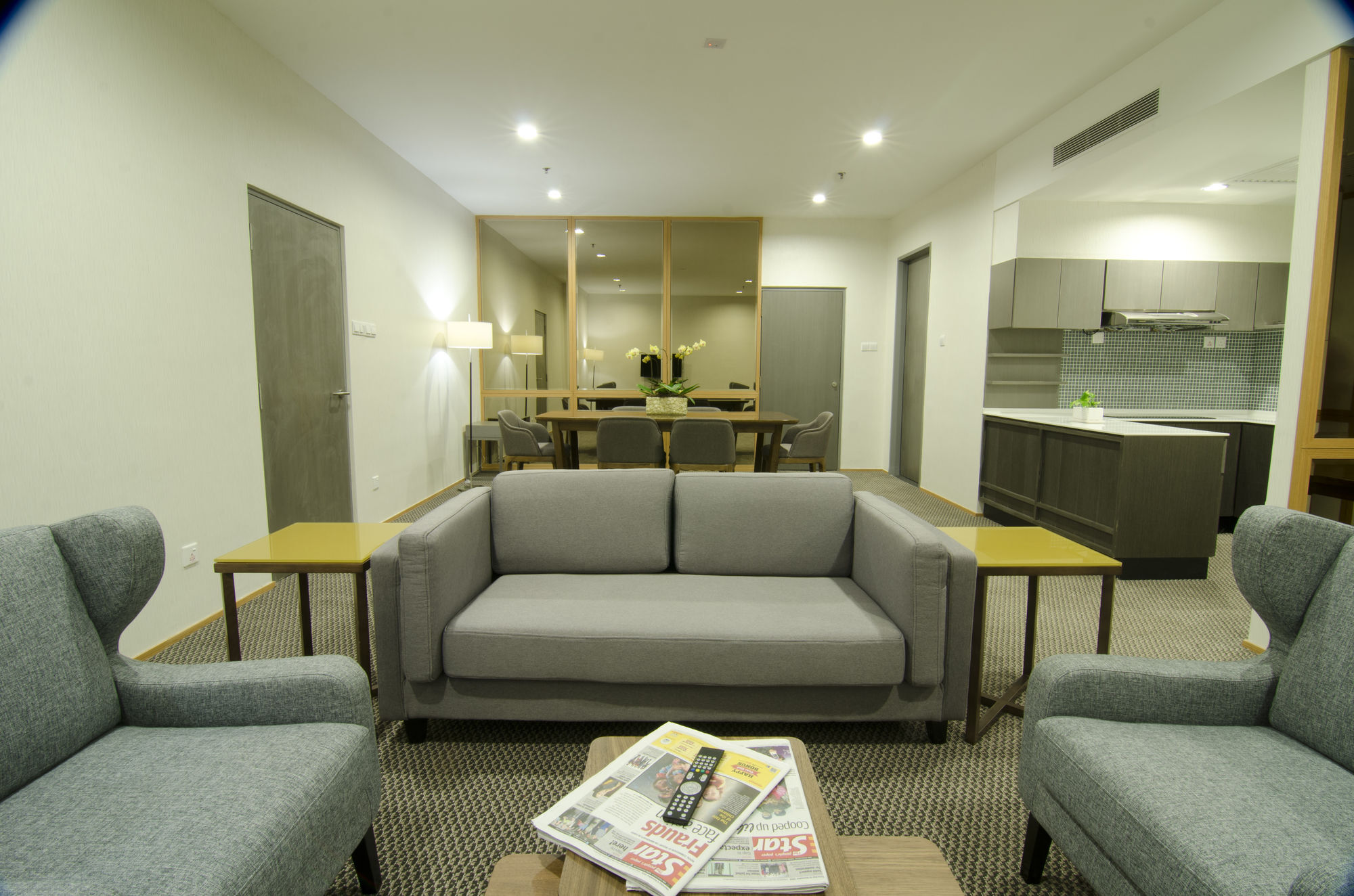 Weil Hotel Ipoh Extérieur photo A living room in a serviced apartment in Kuala Lumpur, Malaysia